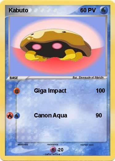 Pokemon Kabuto