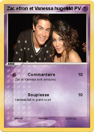 Pokemon Zac efron et Vanessa hugens