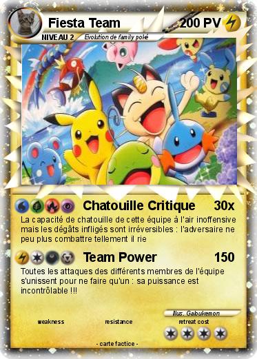 Pokemon Fiesta Team