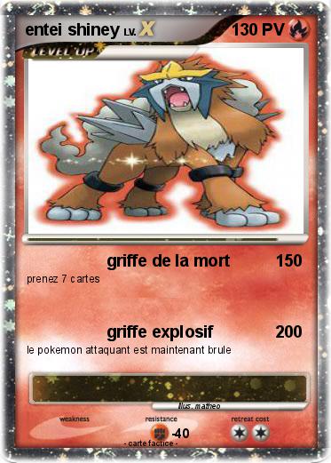 Pokemon entei shiney