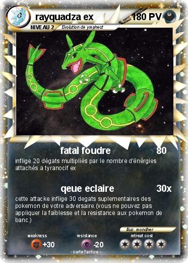 Pokemon rayquadza ex