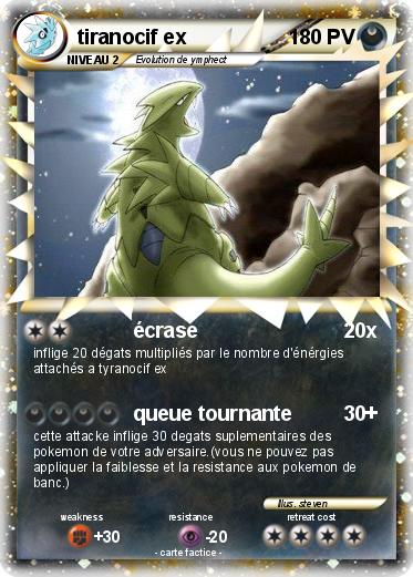 Pokemon tiranocif ex