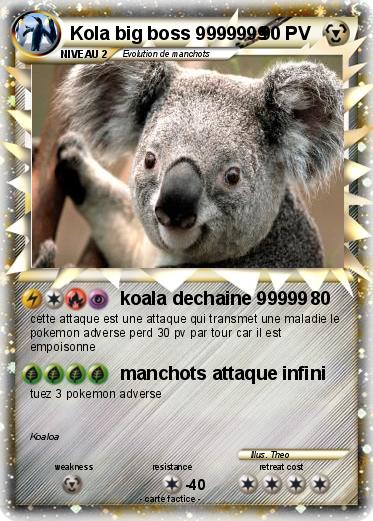 Pokemon Kola big boss 9999999