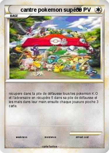 Pokemon cantre pokemon supére