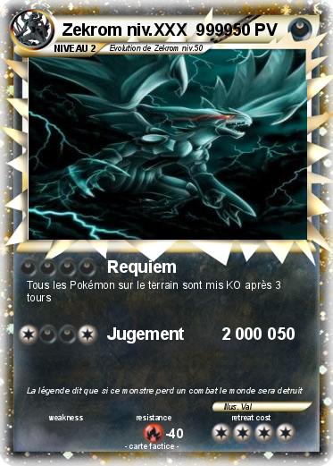 Pokemon Zekrom niv.XXX  9999