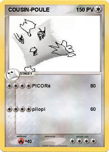 Pokemon COUSIN-POULE Pokemon COUSIN-POULE