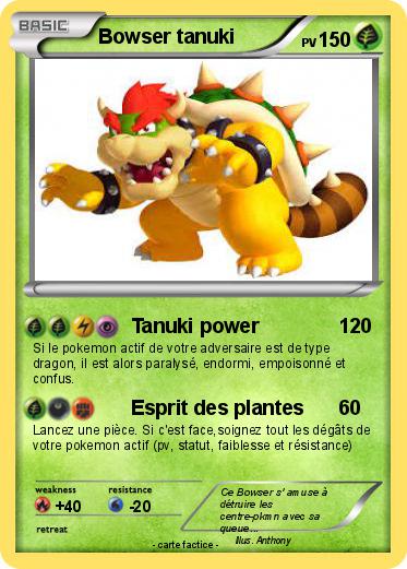 Pokemon Bowser tanuki