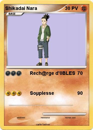 Pokemon Shikadai Nara