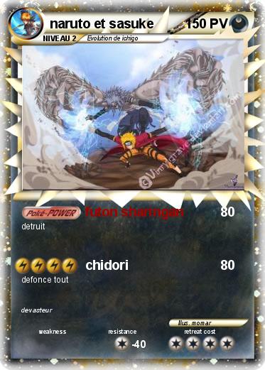 Pokemon naruto et sasuke