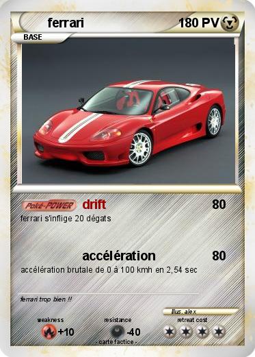 Pokemon ferrari