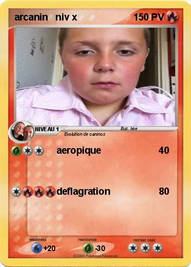 Pokemon arcanin   niv x