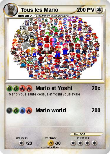 Pokemon Tous les Mario