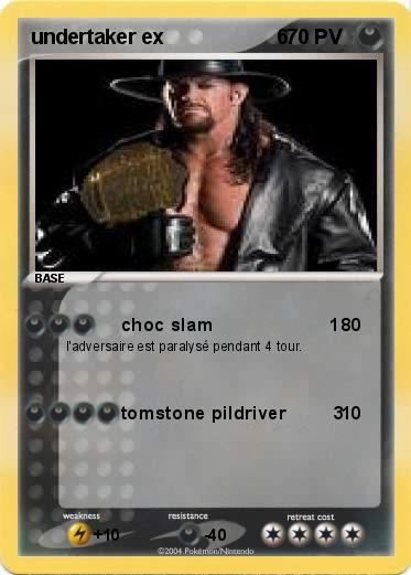 Pokemon undertaker ex                    6