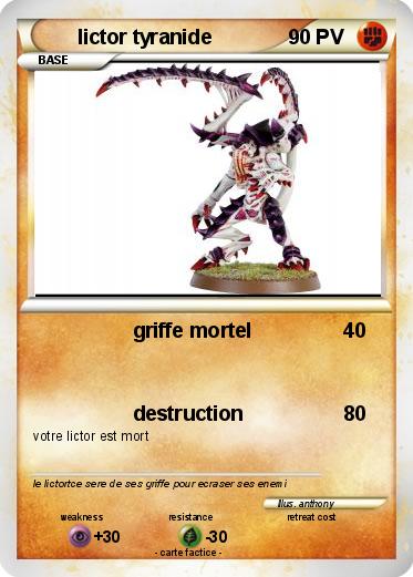 Pokemon lictor tyranide