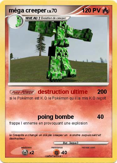 Pokemon méga creeper