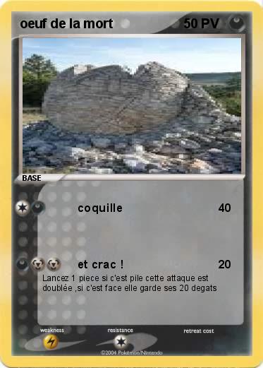 Pokemon oeuf de la mort
