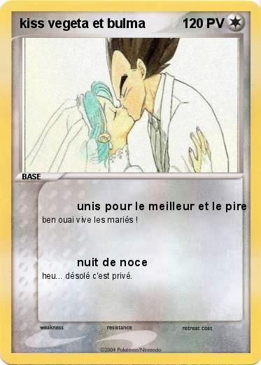 Pokemon kiss vegeta et bulma