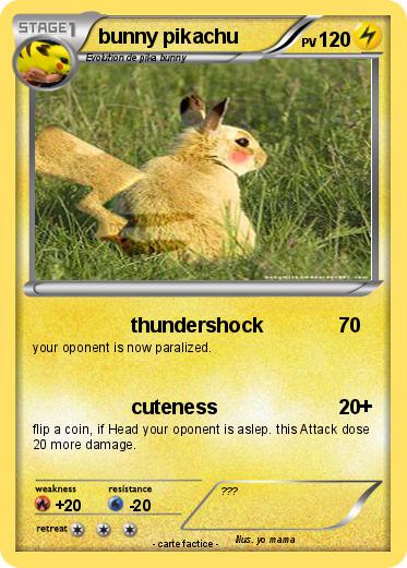 Pokemon bunny pikachu