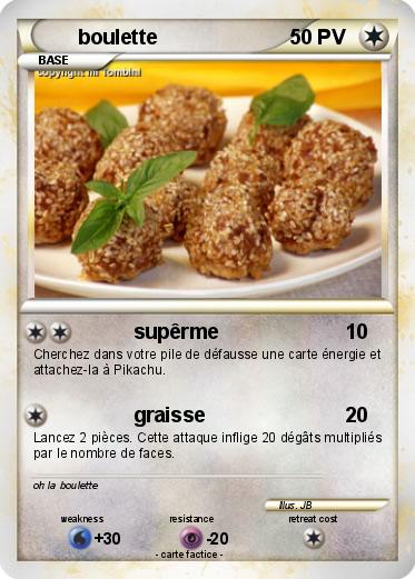 Pokemon boulette