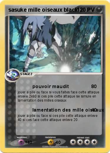 Pokemon sasuke mille oiseaux black
