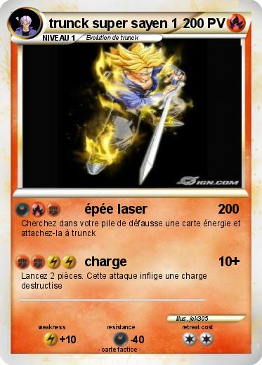 Pokemon trunck super sayen 1