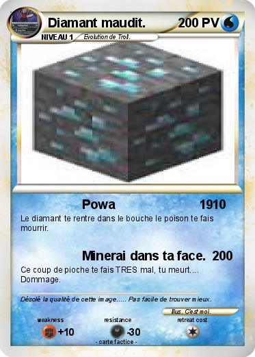 Pokemon Diamant maudit.