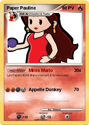Pokemon Paper Pauline