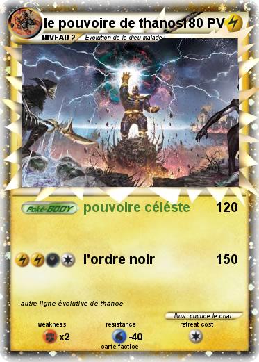 Pokemon le pouvoire de thanos