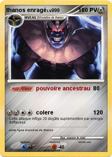 Pokemon thanos enragé