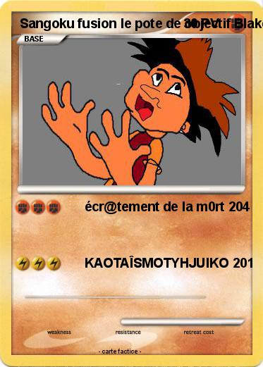 Pokemon Sangoku fusion le pote de objectif Blake !