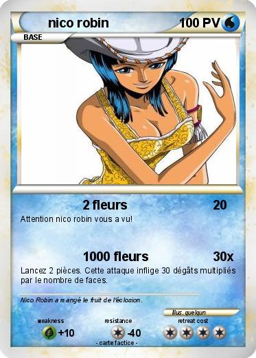 Pokemon nico robin