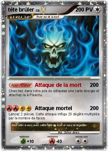 Pokemon tète brûler