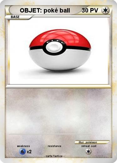 Pokemon OBJET: poké ball