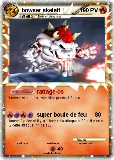 Pokemon bowser skelett