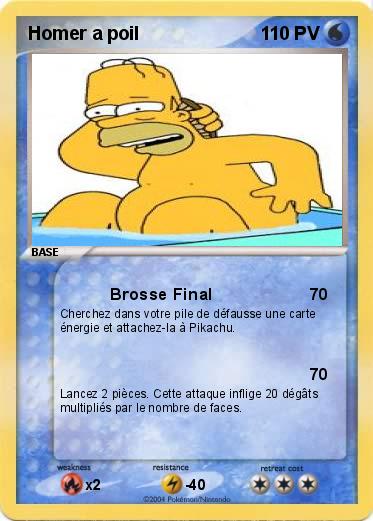 Pokemon Homer a poil