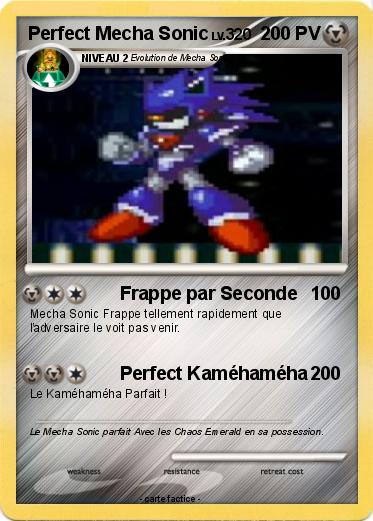 Pokemon Perfect Mecha Sonic
