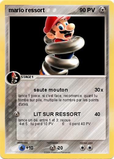 Pokemon mario ressort