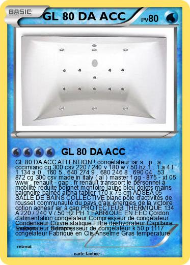 Pokemon GL 80 DA ACC