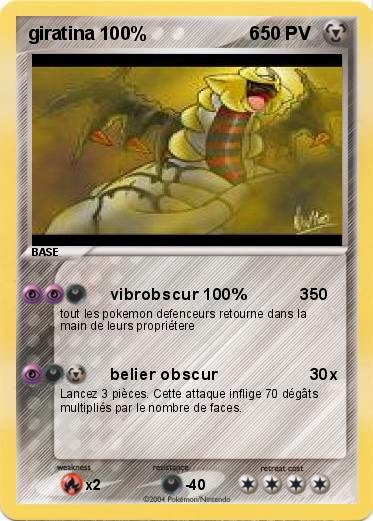 Pokemon giratina 100%                    6