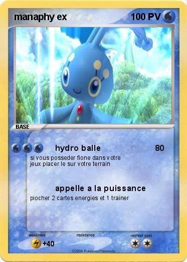 Pokemon manaphy ex              