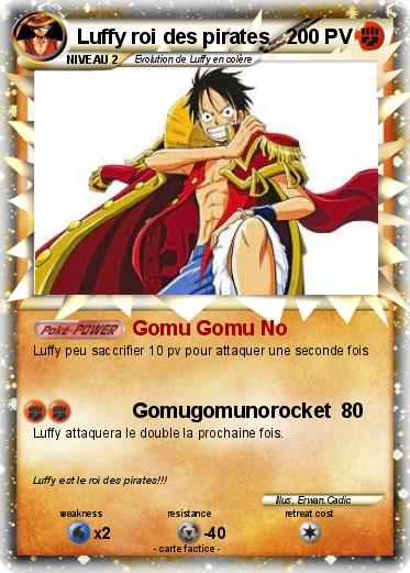 Pokemon Luffy roi des pirates