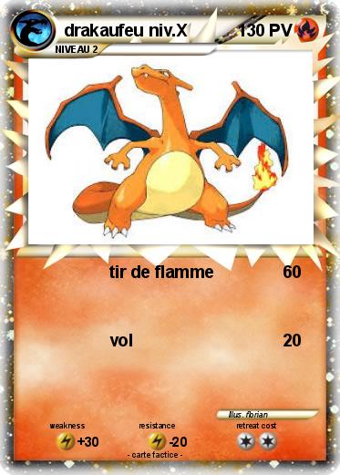 Pokemon drakaufeu niv.X