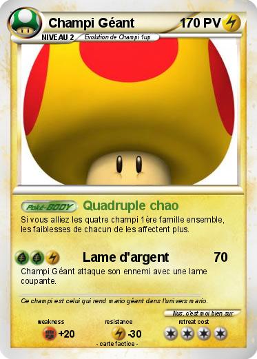 Pokemon Champi Géant