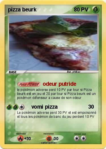 Pokemon pizza beurk