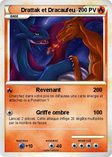 Pokemon Drattak et Dracaufeu
