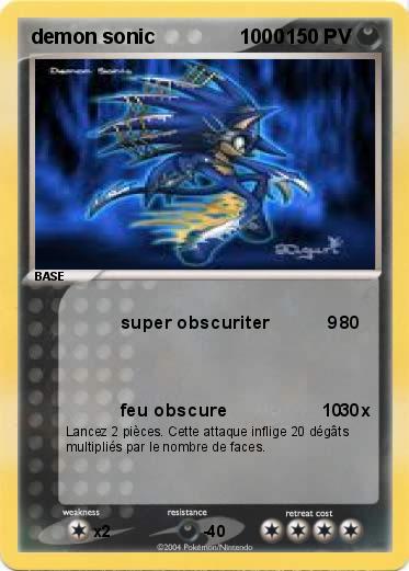 Pokemon demon sonic               1000