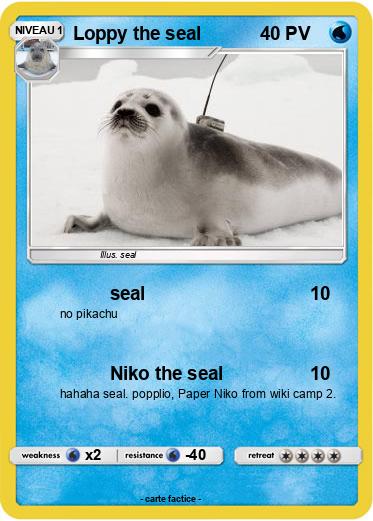 Pokemon Loppy the seal