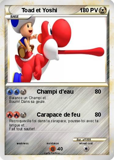 Pokemon Toad et Yoshi