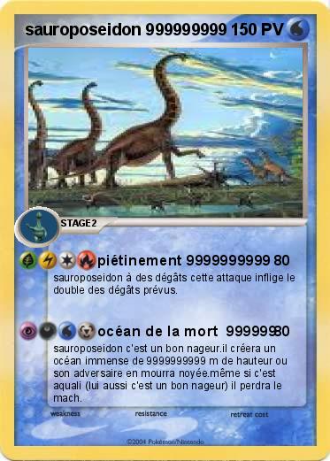 Pokemon sauroposeidon 999999999
