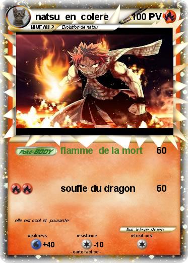 Pokemon natsu  en  colere